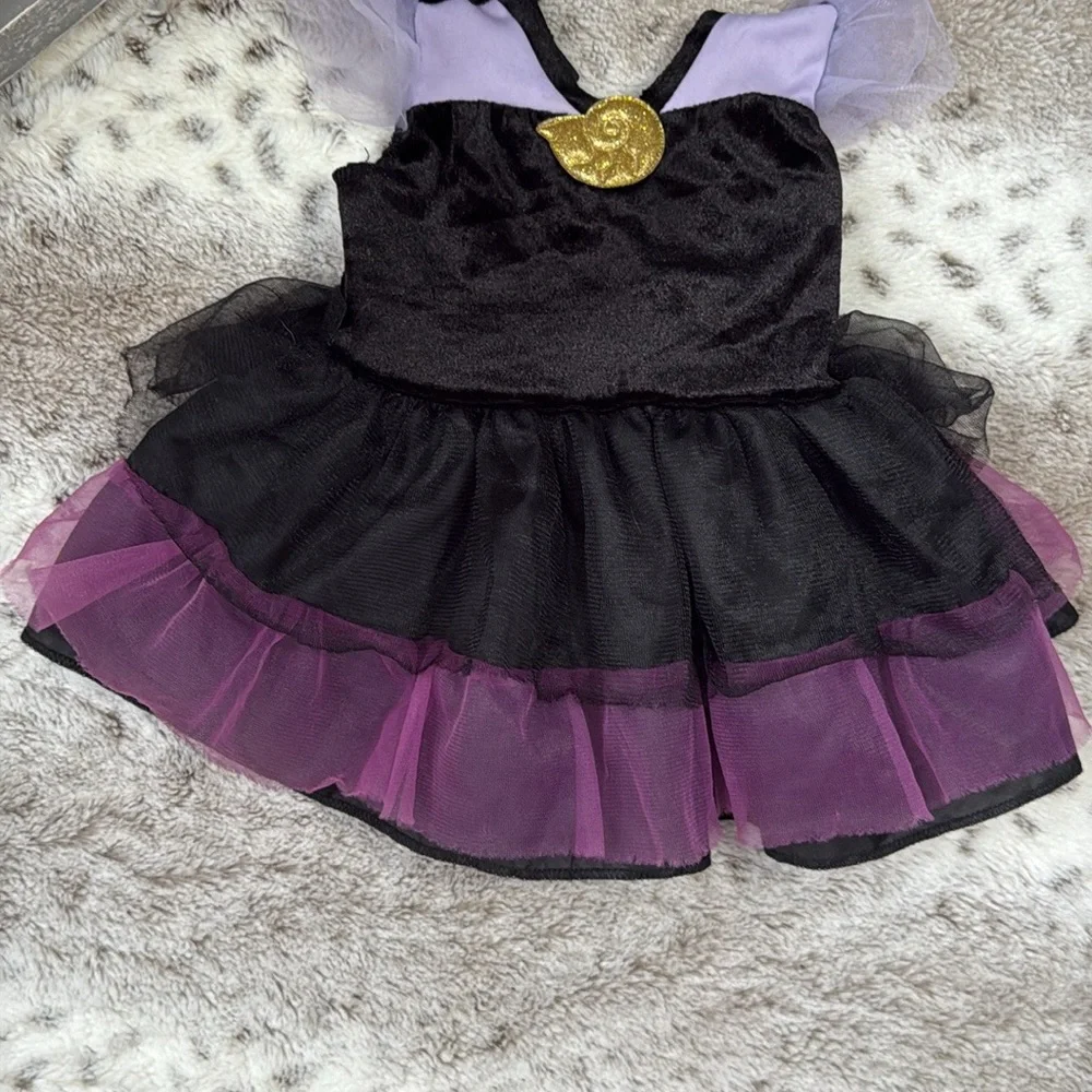 Disney Little Mermaid Ursula Sea Witch costume baby girls 6-12 months Halloween - Picture 4 of 12